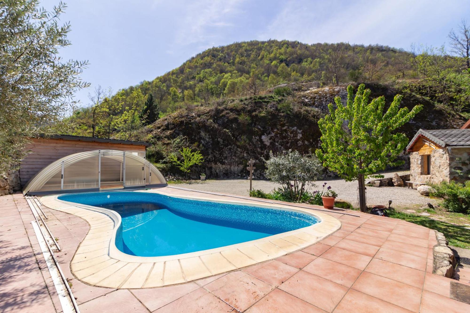 Chalet En Castel Ax-les-Thermes Eksteriør billede